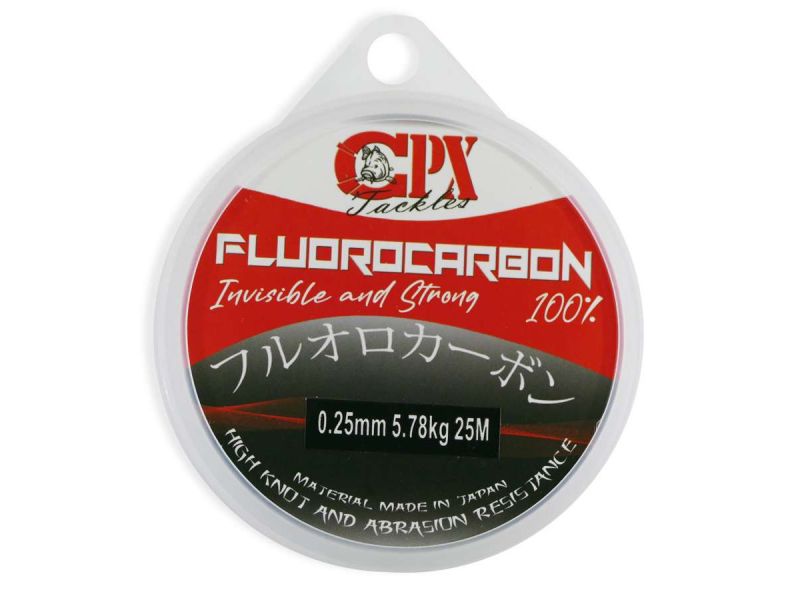 CPX FluoroCarbon INVISIBLE zsinór - 25m