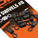 ROK SWIVELS #8 - Forgó 20 darab/csomag